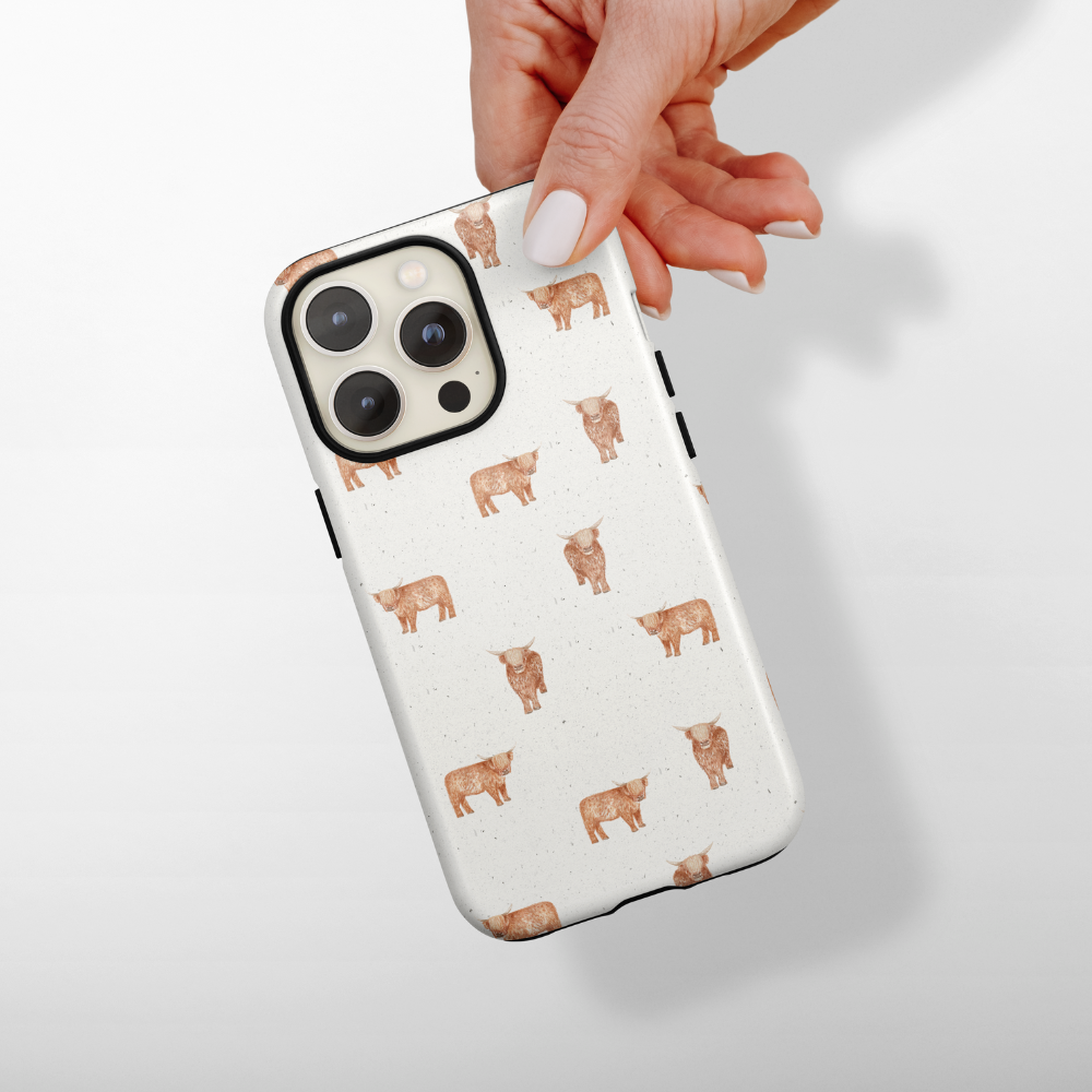 Tough Phone Case - Highland Cow