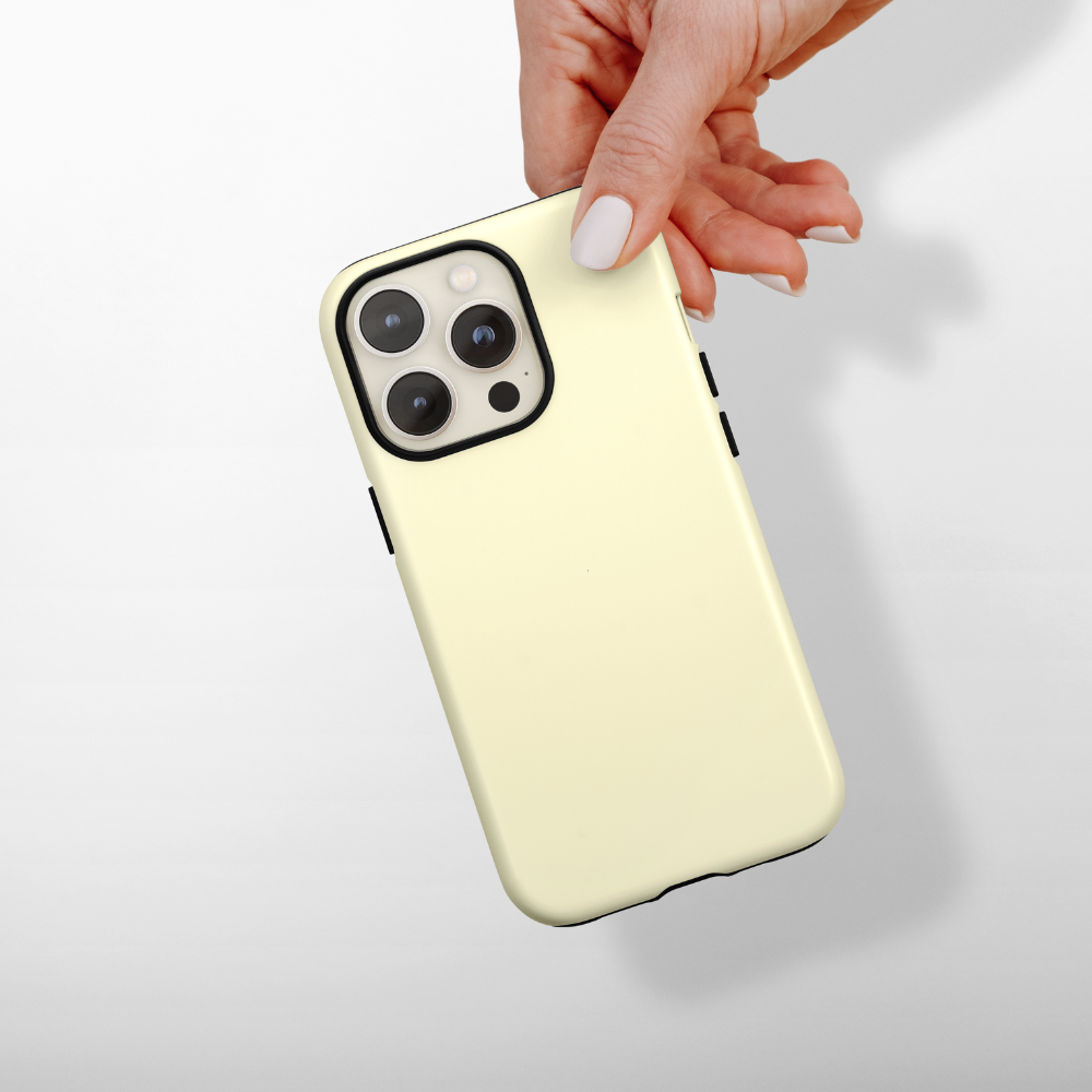 Tough Phone Case - NAKD Butter Yellow