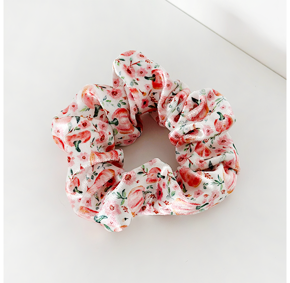Ditsy Pumpkins Scrunchie