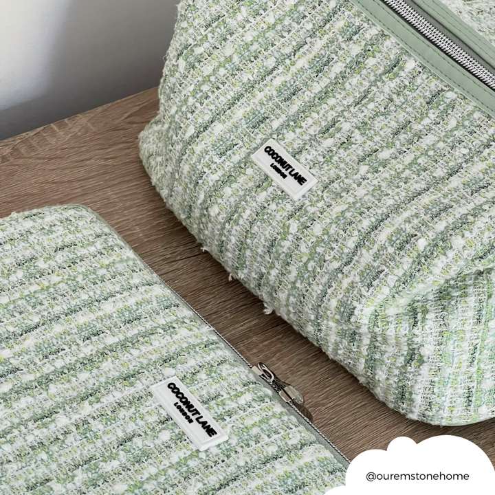 Magic Lifestyle Pouch - Matcha Textured Tweed