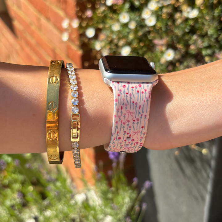 Peony Bow Apple Watch Strap
