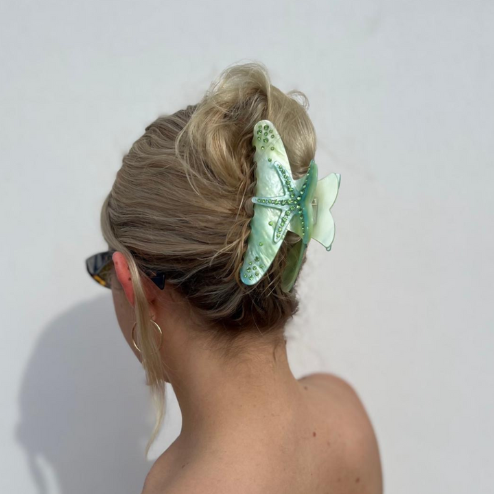 Starfish Claw Clip - Seafoam