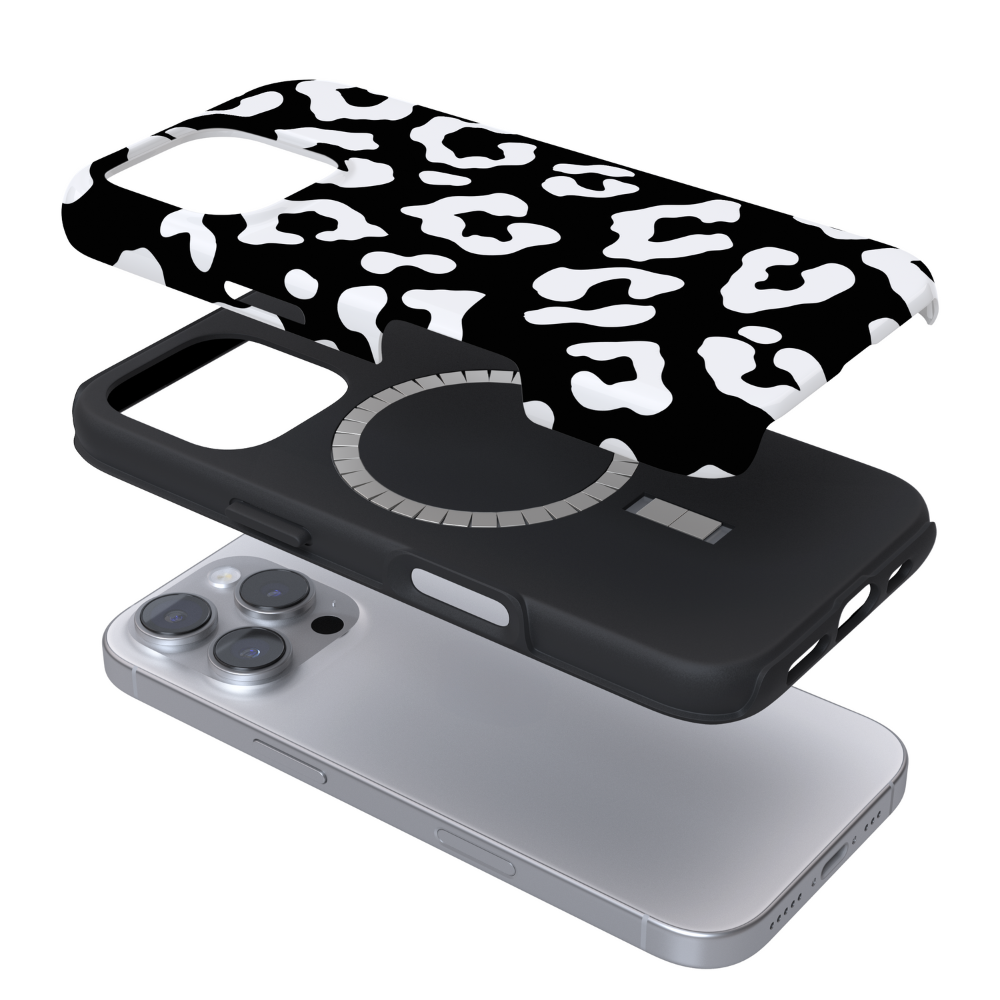 Tough MagSafe® Phone Case - Black Leopard