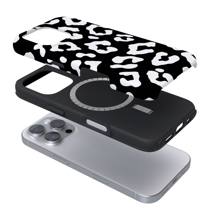 Tough MagSafe® Phone Case - Black Leopard