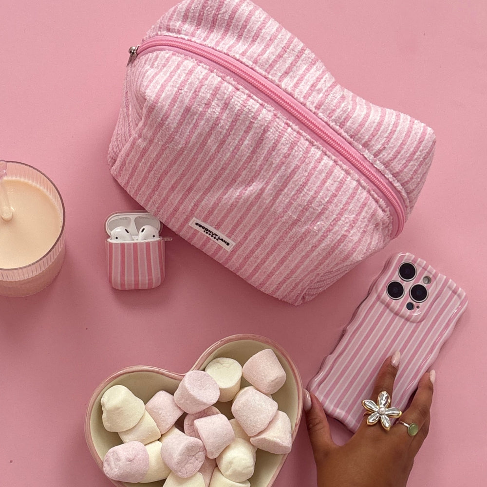Wavy Phone Case - Powder Stripe
