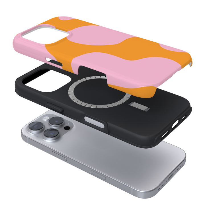 Tough MagSafe® Phone Case - Abstract Pink & Orange