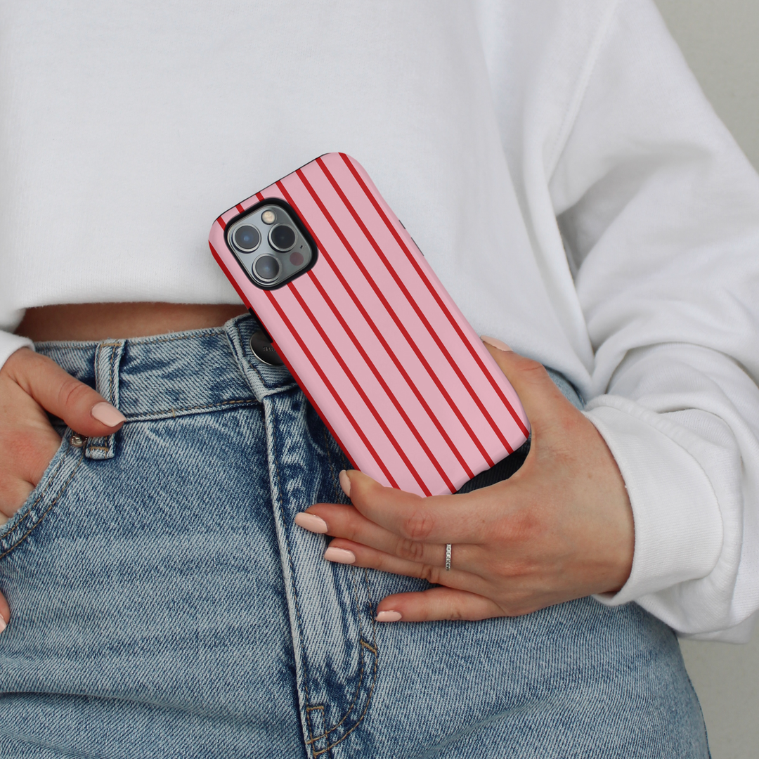 Tough MagSafe® Phone Case - Cherry Stripe