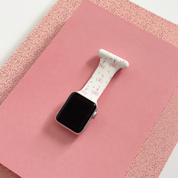 Apple Watch Clip-on Fob Strap - Dainty Bows