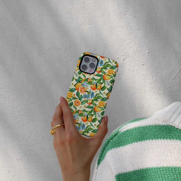Tough Phone Case - Orange Garden