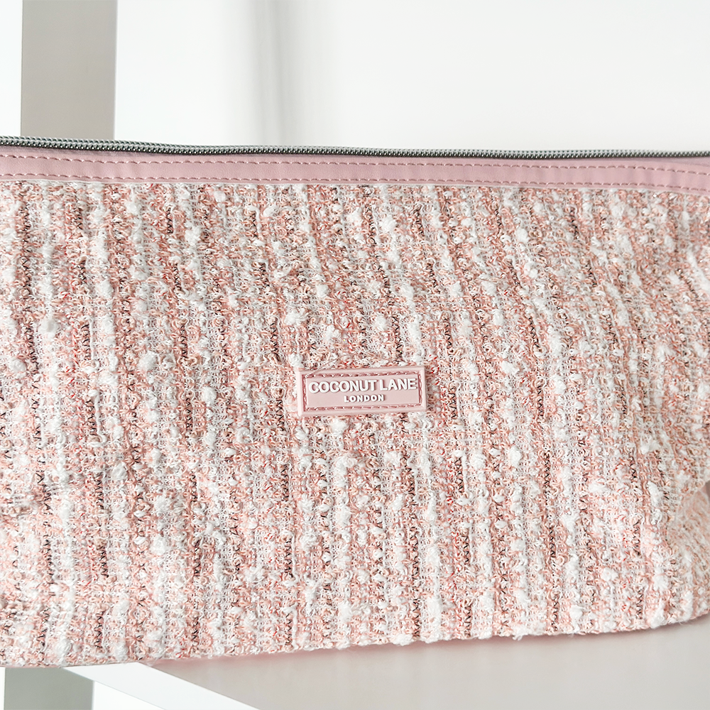 Magic Lifestyle Pouch - Pink Textured Tweed