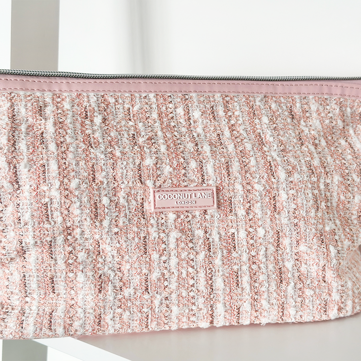 Magic Lifestyle Pouch - Pink Textured Tweed