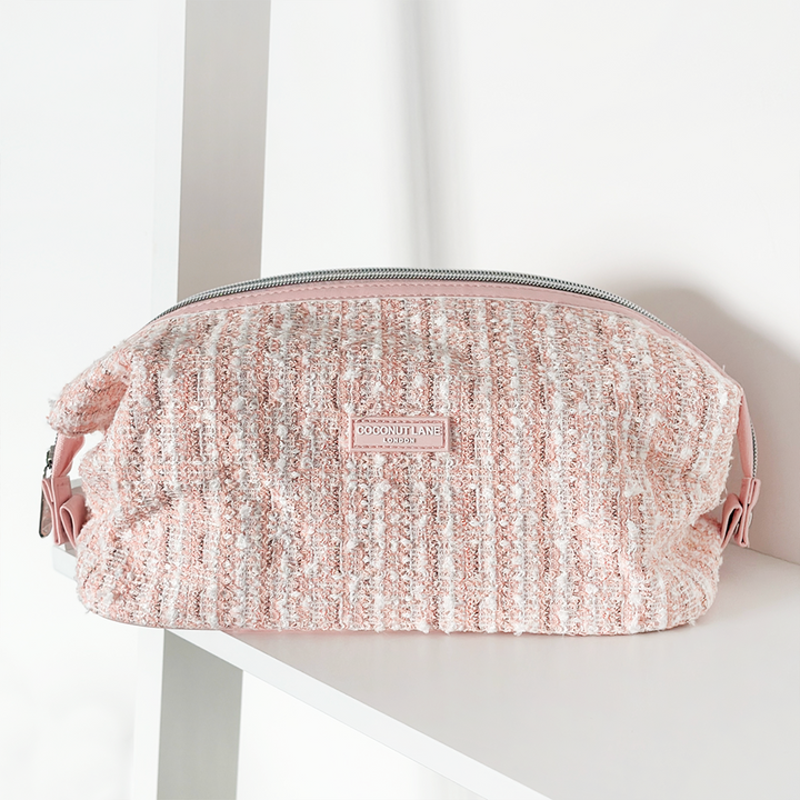 Magic Lifestyle Pouch - Pink Textured Tweed