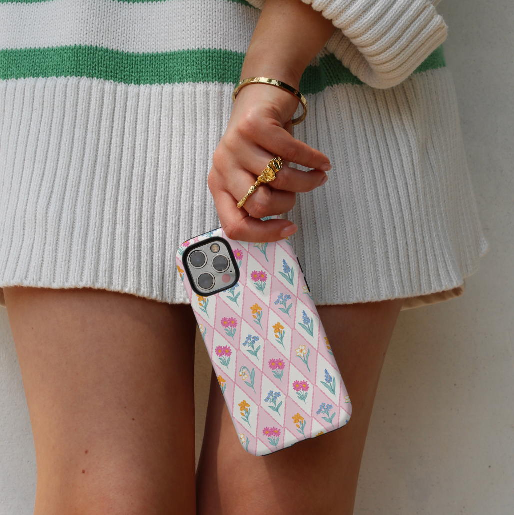 Tough MagSafe® Phone Case - Spring Tiles