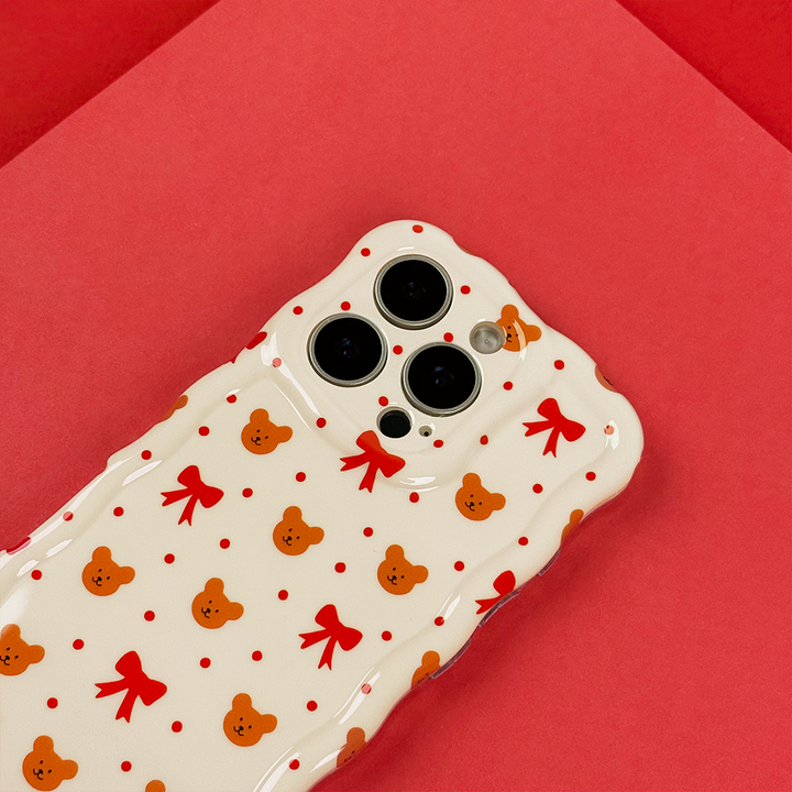 Wavy Phone Case - Beary Cute