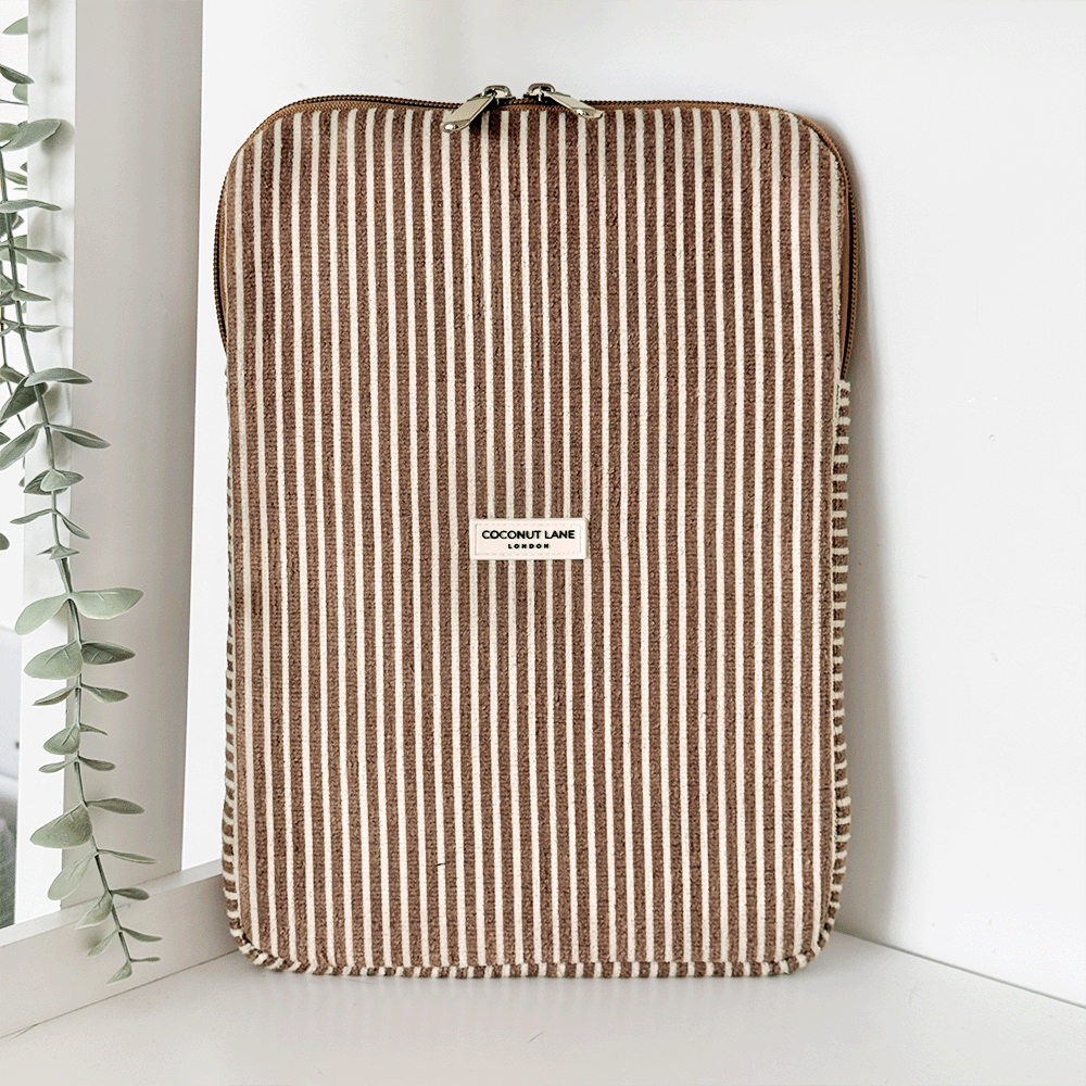Chestnut Stripes TOWEL iPad Sleeve