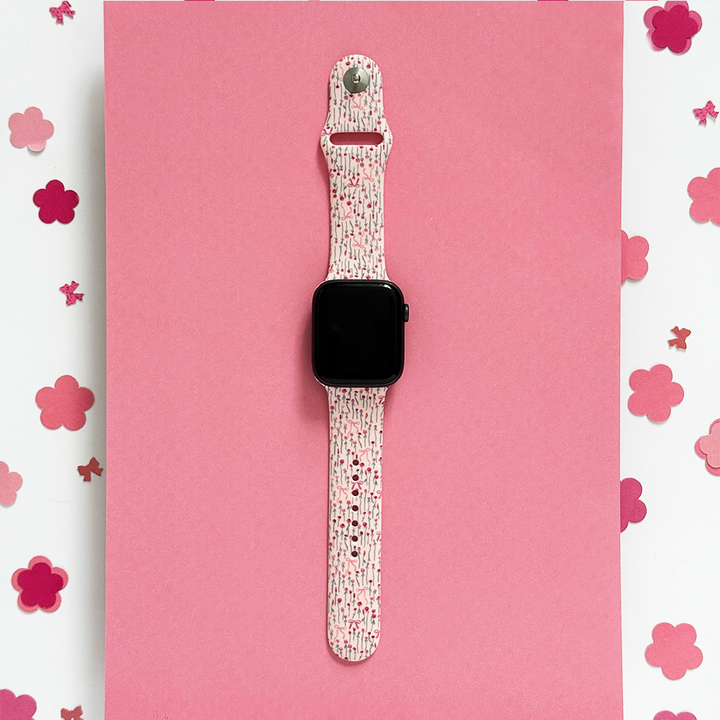 Peony Bow Apple Watch Strap