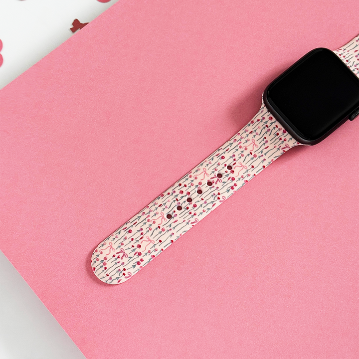 Peony Bow Apple Watch Strap