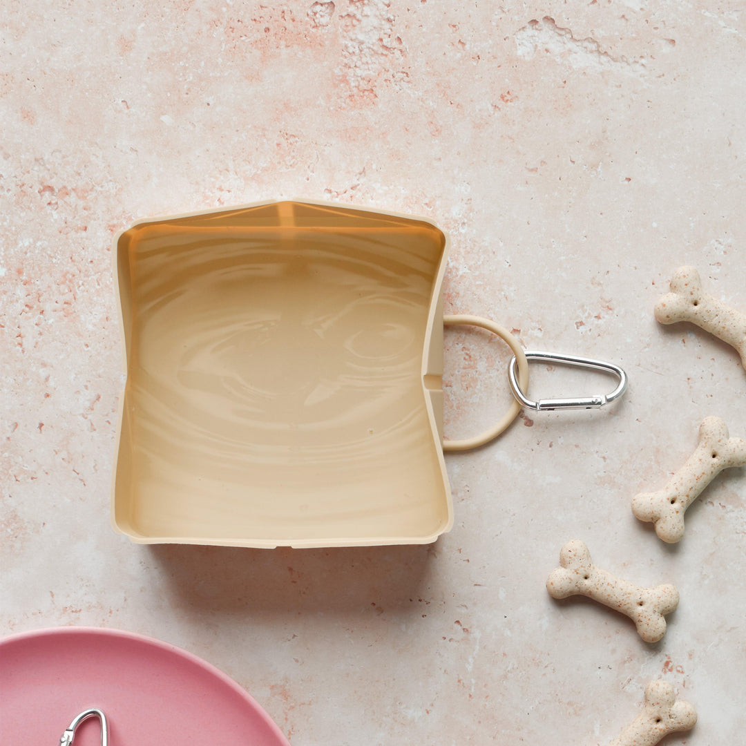 Foldable Travel Bowl by Cocopup - Nude