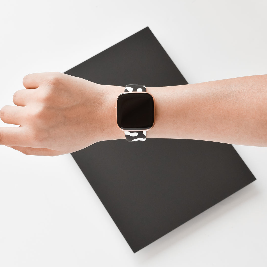 Fitbit Strap - Black Leopard