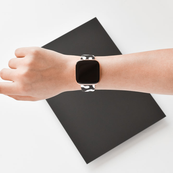 Fitbit Strap - Black Leopard