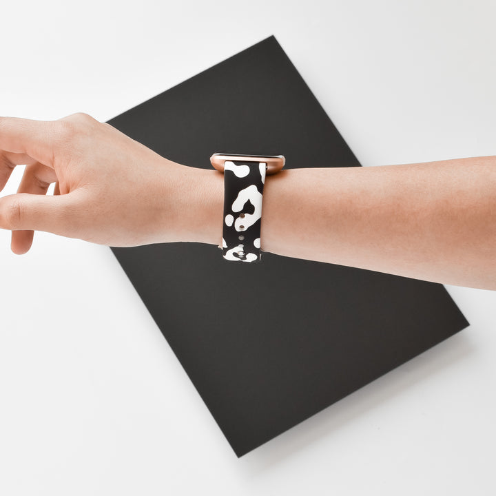 Fitbit Strap - Black Leopard