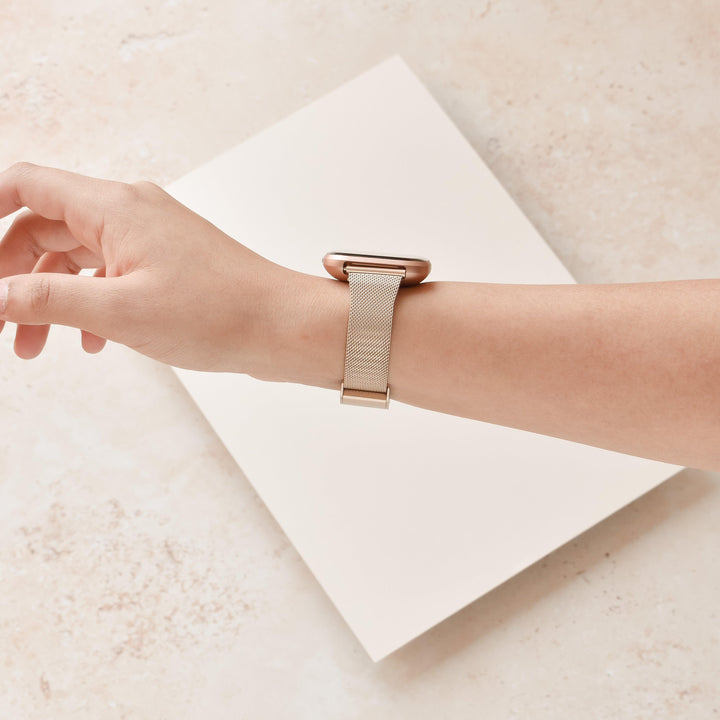 Fitbit Strap - Slim Milanese - Gold