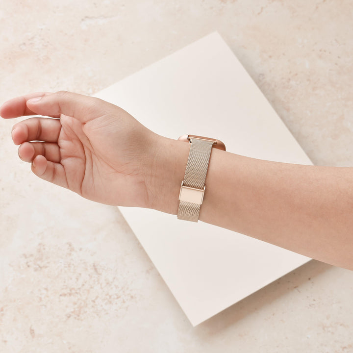 Fitbit Strap - Slim Milanese - Gold