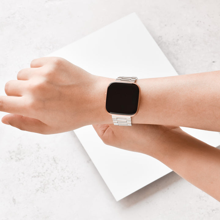 Fitbit Strap - Stainless Steel - Silver