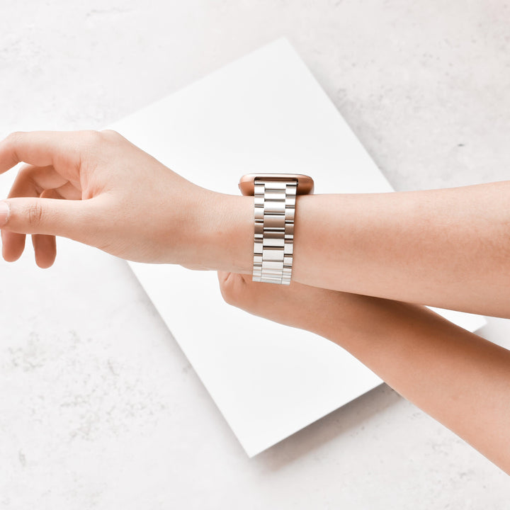 Fitbit Strap - Stainless Steel - Silver
