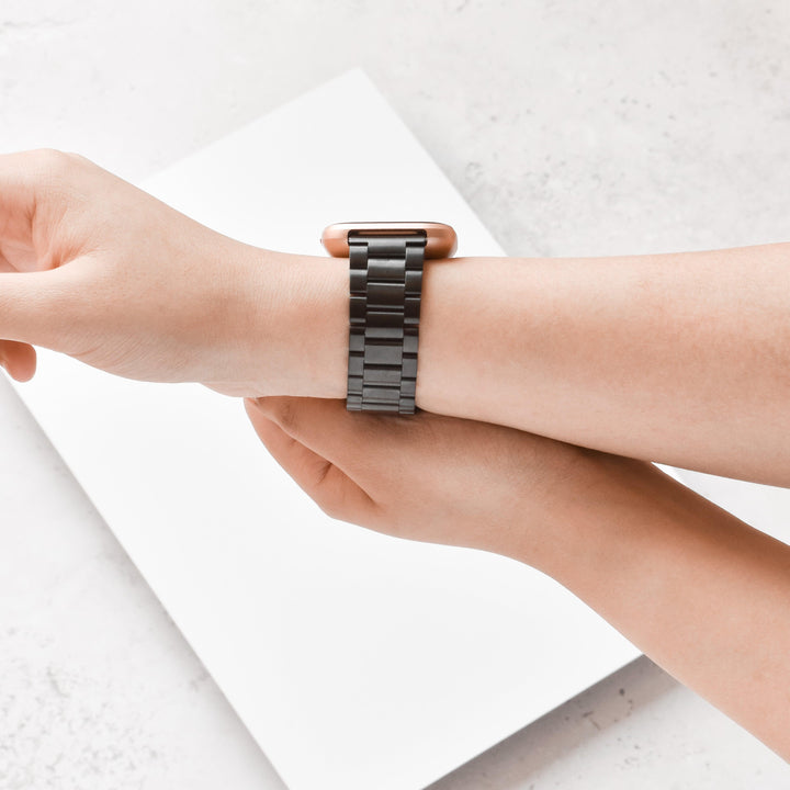 Fitbit Strap - Stainless Steel - Black