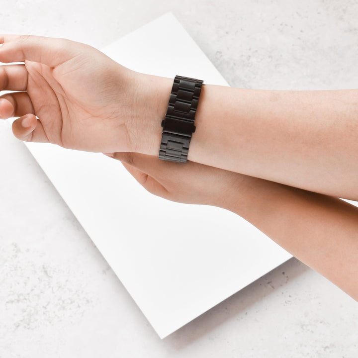 Fitbit Strap - Stainless Steel - Black